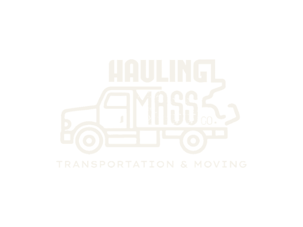 The Hauling Mass Co. logo: a line-drawn truck carrying the company name in its cargo bed