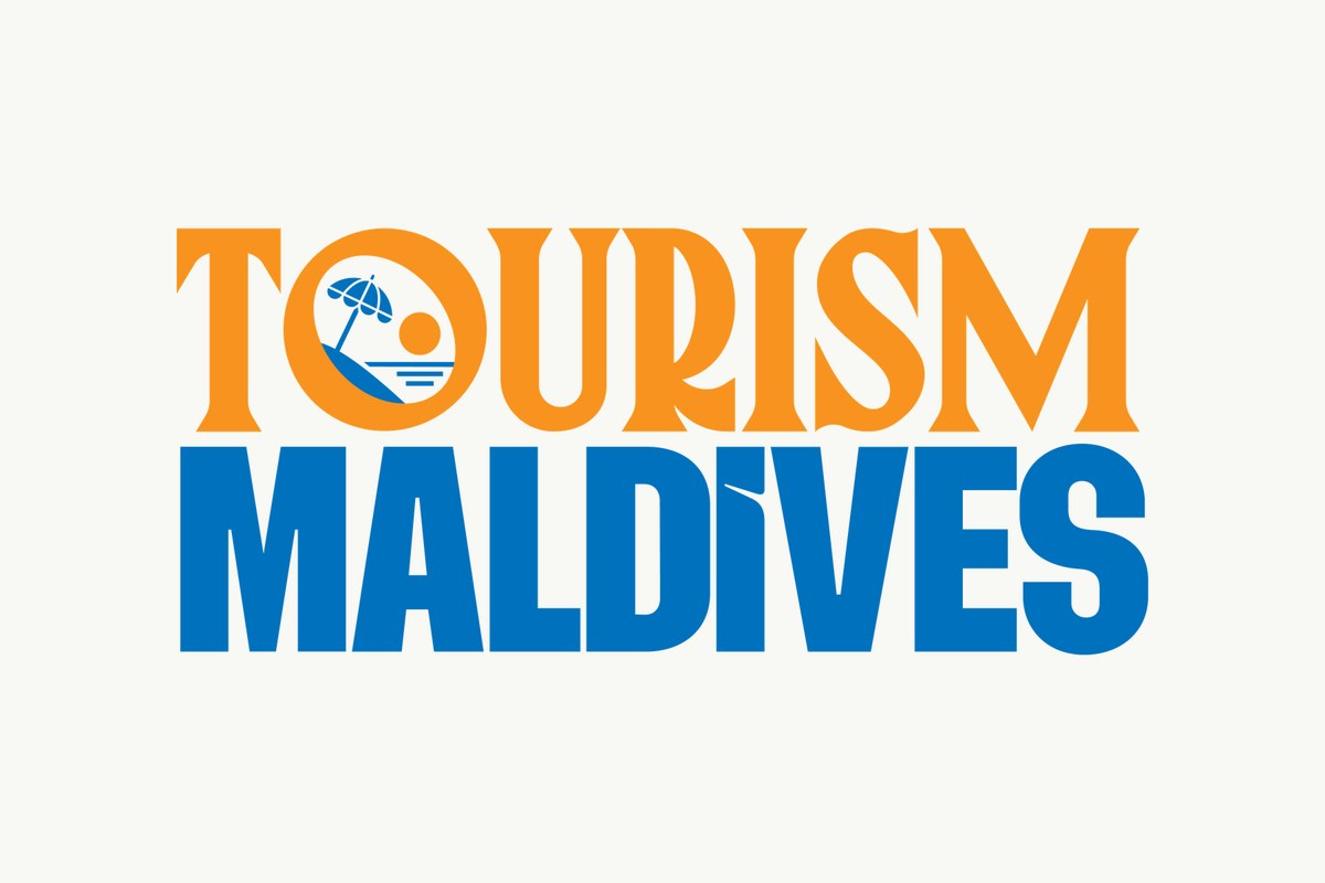 The Tourism Maldives masthead in full colour on white